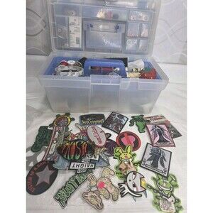 ArtBin 16" Lift-Out Tray Box, Portable Art & Craft Organizer W/20+ Embroidered